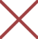 Augenarzt Hattersheim Ein rotes Kreuz-Symbol auf rotem Hintergrund.